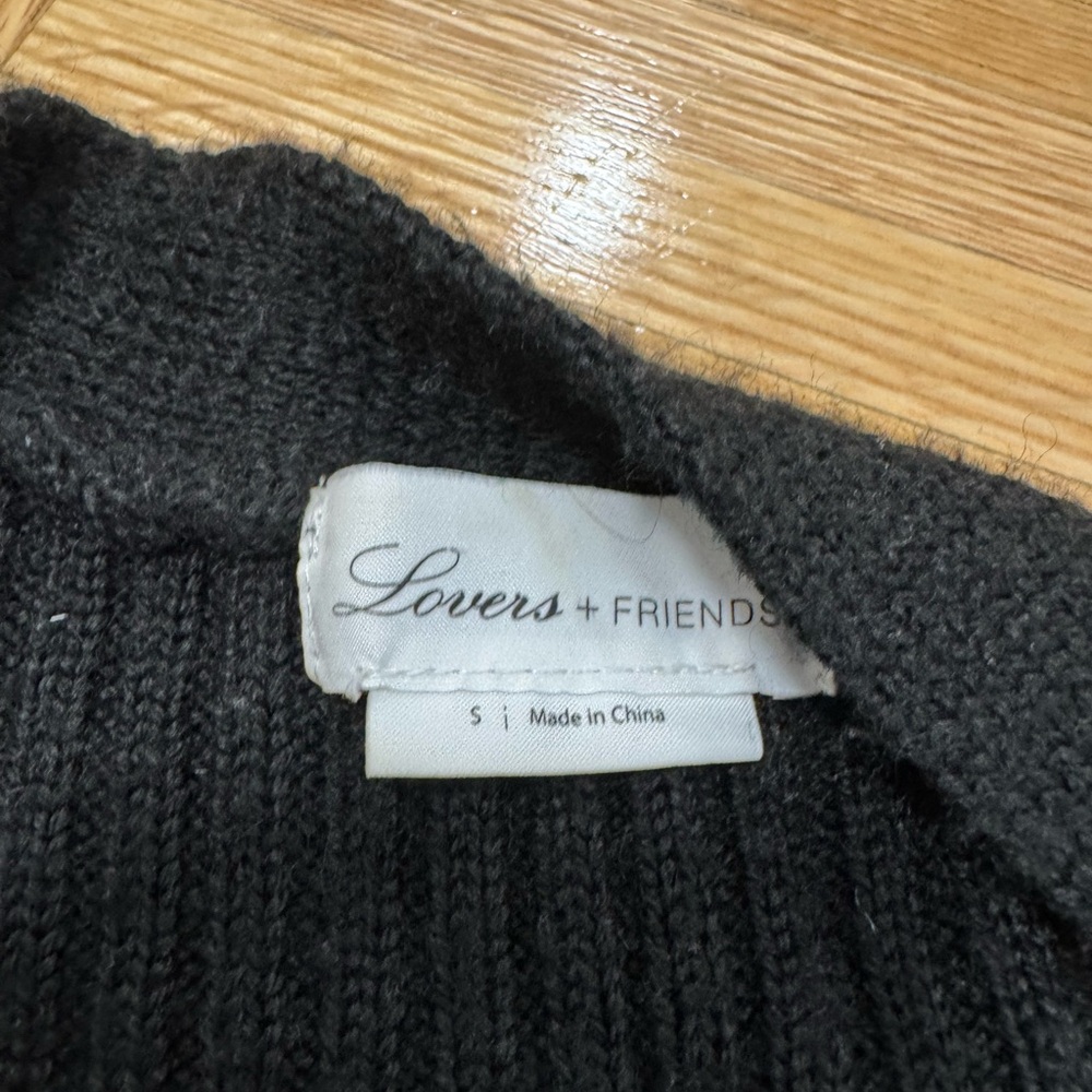 Lovers + Friends Women's Black Sweater small